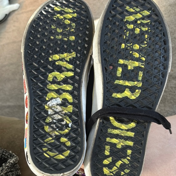 Vans Black and Yellow Cobra Sneakers - Picture 4 of 5